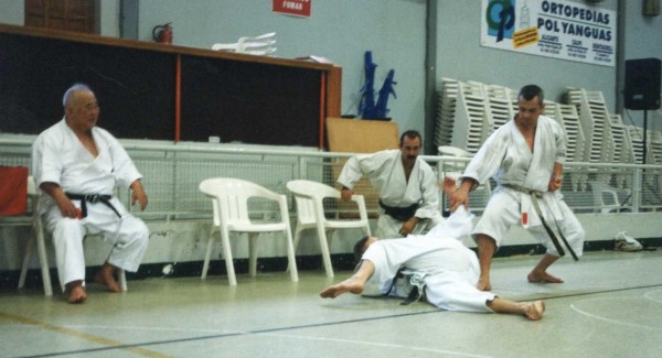 Stage de karaté avec Sensei Kase - Andorre (2001)