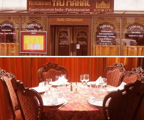 Restaurant Taj Mahal Colombes