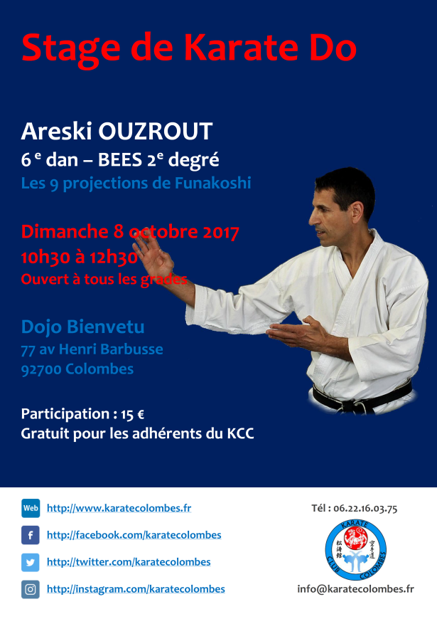 STAGE DE KARATE Areski Ouzrout 2017 10 08