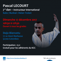 STAGE DE KARATE Pascal Lecourt 2017 12 17