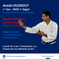 STAGE DE KARATE Areski Ouzrout 2018 03 13