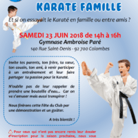 Karate Famille Affiche 2018 06 23