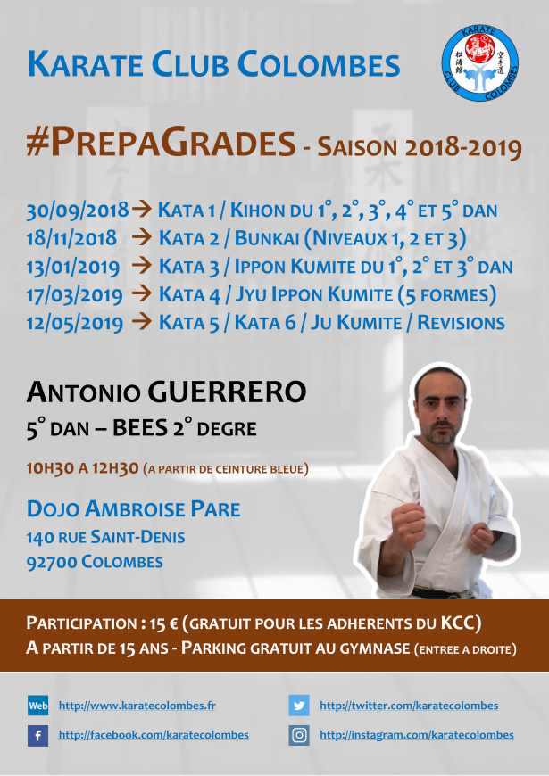 Programme Stages #PrepaGrades Saison 2018-2019