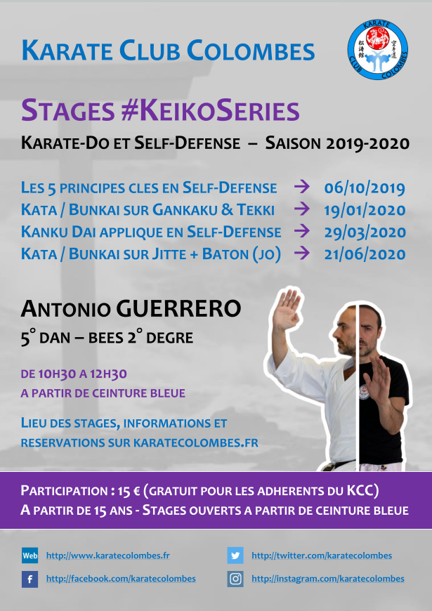 Programme Stages #KeikoSeries Saison 2019-2020