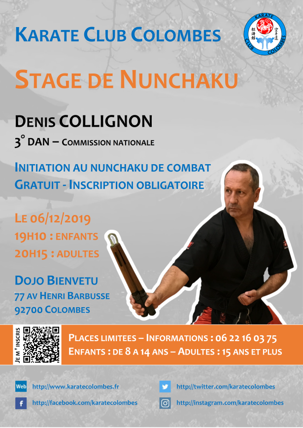 Stage Nunchaku avec Denis Collignon