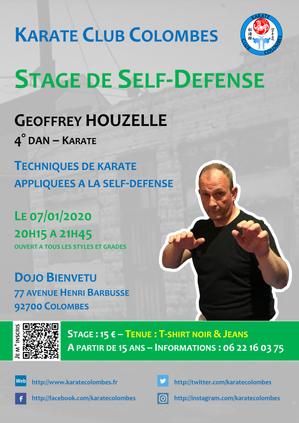 Stage Self-Défense Geoffrey Houzelle