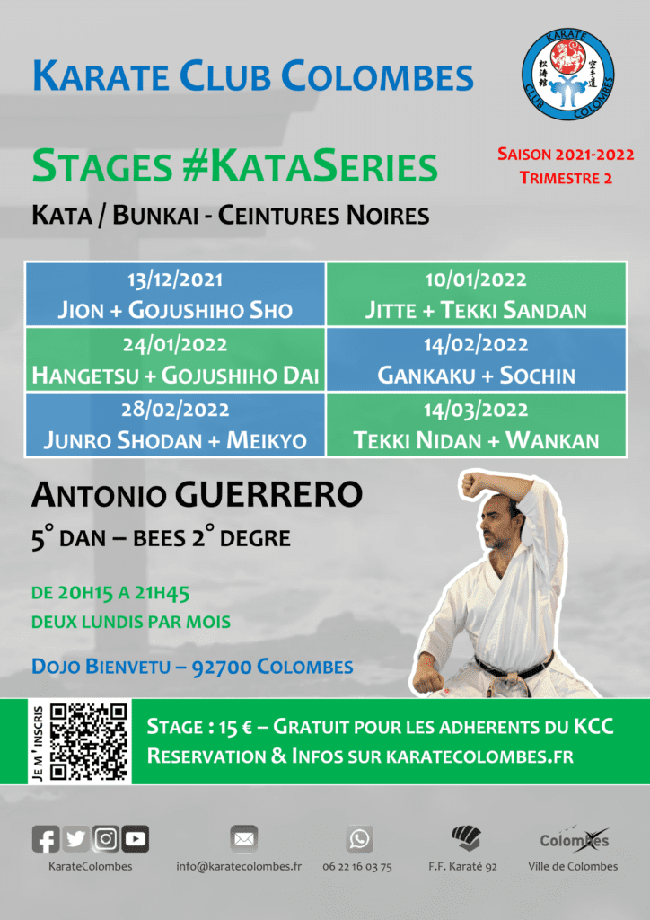 Programme Stages #KataSeries Saison 2021-2022 Trimestre 2