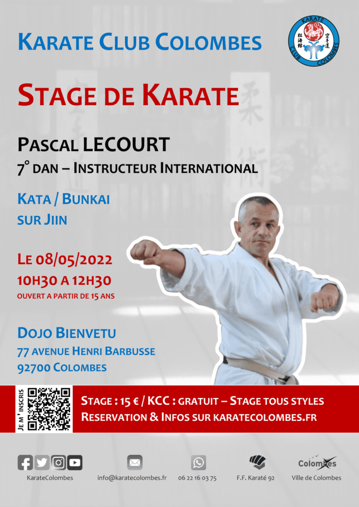 Stage Karate Pascal Lecourt