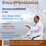 Stage karaté #PrepaGrades le 11-09-2022