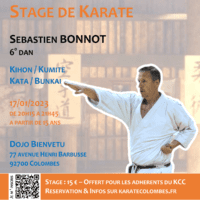 Stage Karate Sébastien Bonnot 2023 01 17