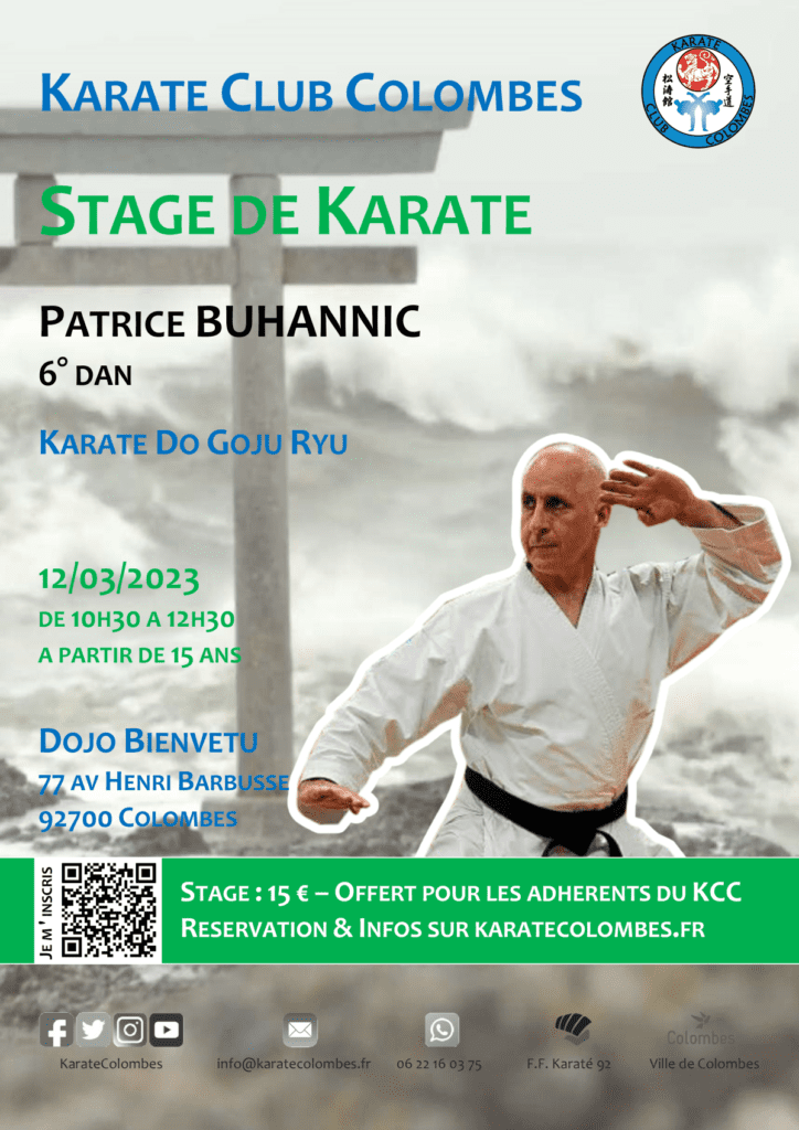 Stage Karate Patrice Buhannic 2023 03 12