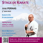 Stage avec José Pernas le 09-05-2023