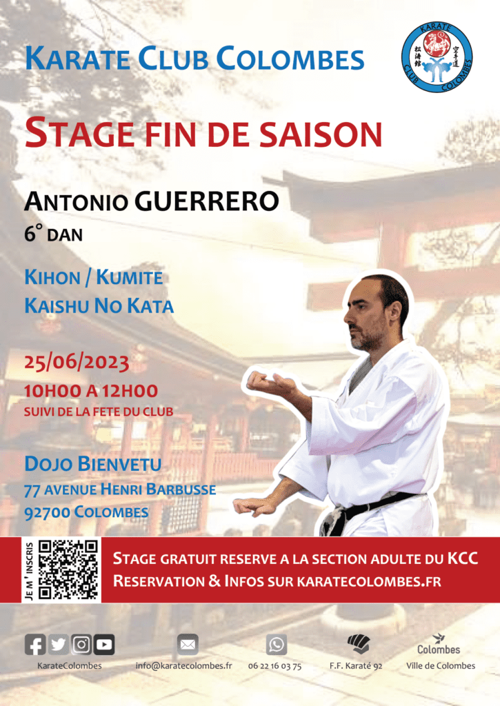 Stage Karate Fin de saison 2023-06-25
