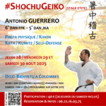 Stage Karate #ShochuGeiko 28-29-30 août 2025 v2