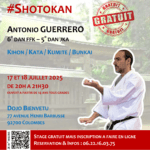 Stage Karate #Shotokan Gratuit 17-18 juillet 2025