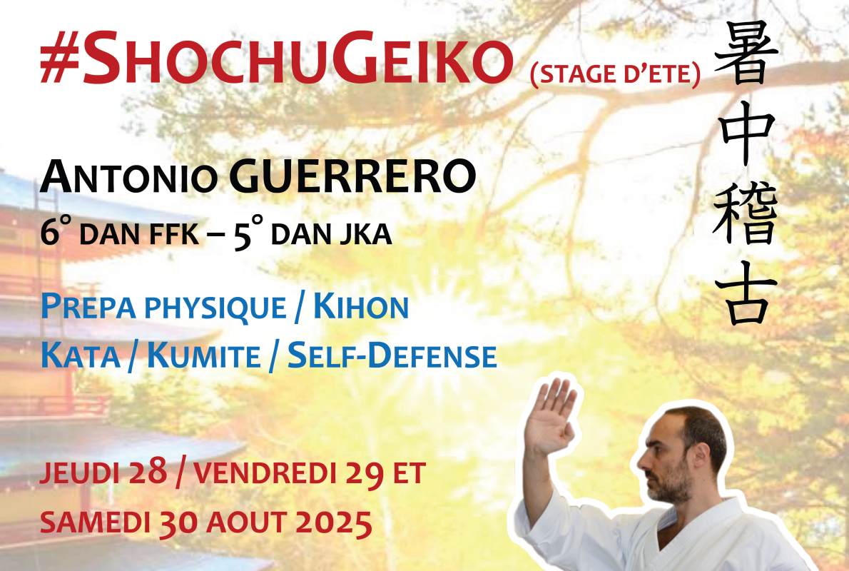 Stage d'été ShochuGeiko