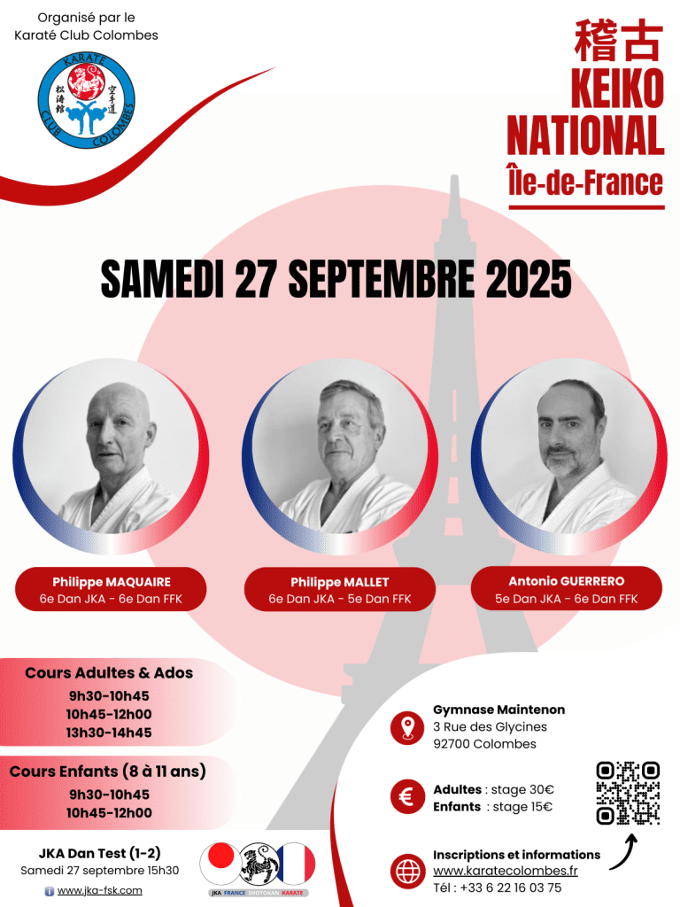 Keiko National JKA Colombes 2025-09-27