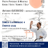 Stage Karate #KanGeiko 03-04-jan-2026