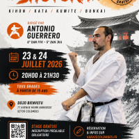 Stage Karate #Shotokan Gratuit 23-24 juillet 2026 v2