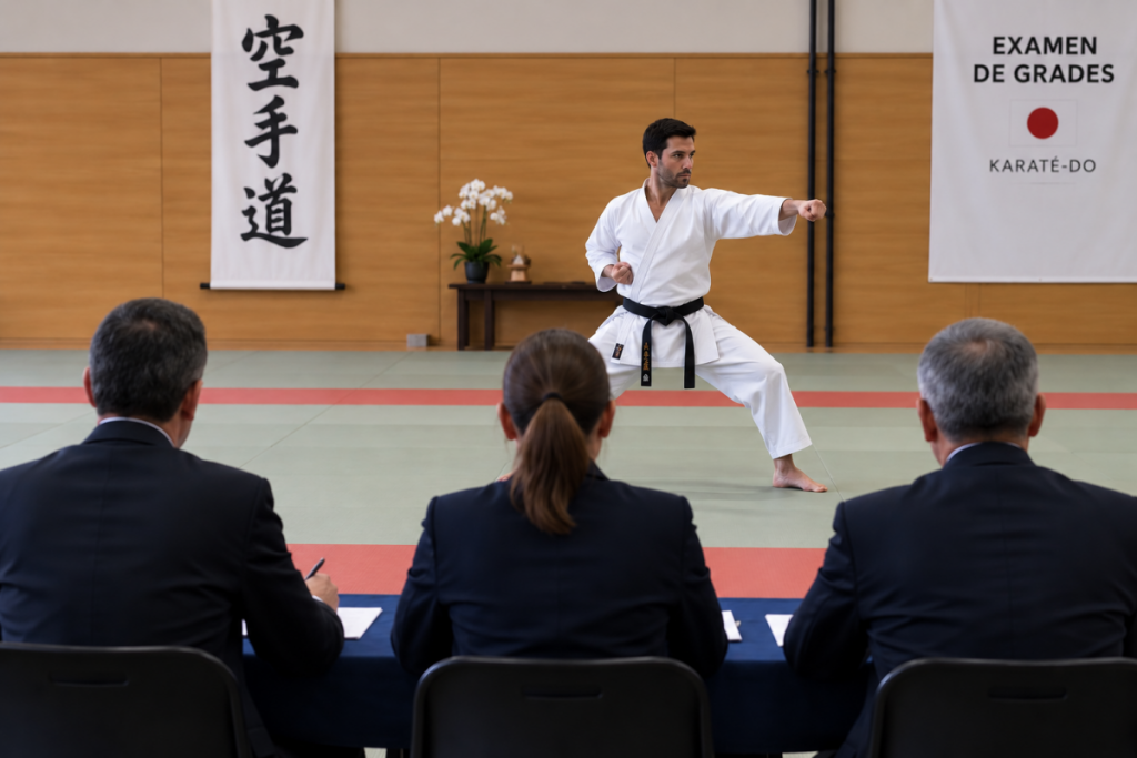 jurys examen grades karate
