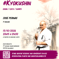 stage de karate #Kyokushin 2026-10-13
