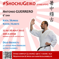 Stage Karate #ShochuGeiko 2022 08 22-26 v1