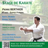 Stage Karate Pierre Berthier 2022 09 18